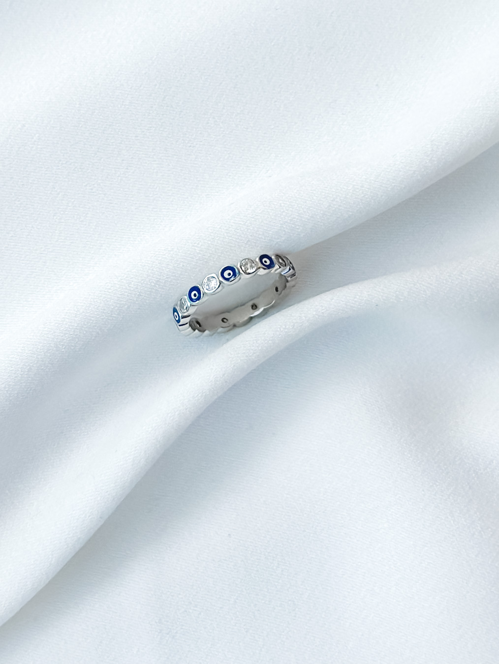 Eye ring silver 925